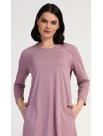 Dámské domácí šaty s tříčtvrtečním rukávem Emily