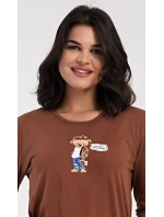 Dámské pyžamo dlouhé Bear Dámské pyžamo dlouhé Bear
