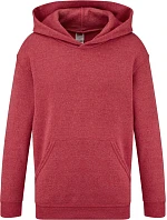 Fruit of the Loom Classic Kids Hooded Sweat Dětská mikina s kapucí 16.2043 vintage heather red Fruit of the Loom Classic Kids Hooded Sweat Dětská mikina s kapucí 16.2043 vintage heather red
