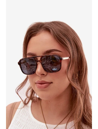 Dámské sluneční brýle s UV filtrem Hnědo-černé