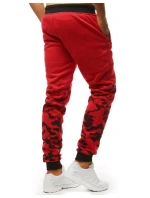 Pánské tepláky červené FashionStreet UX3618