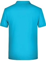 Daiber 8010 Pánské piqué polo z bio bavlny 02.8010 turquoise Daiber 8010 Pánské piqué polo z bio bavlny 02.8010 turquoise