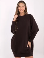 Šaty RV TU 5184.93P tmavě hnědá Šaty RV TU 5184.93P tmavě hnědá