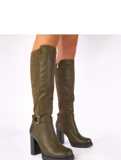 Kozačky na podpatku model 222344 Solea