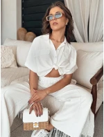 Dámská košile GRITAN bílá FashionStreet DY0429 Dámská košile GRITAN bílá FashionStreet DY0429