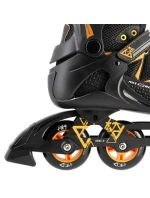 Inline brusle NILS Extreme NA9022 black/orange velikost 42 (VÝPRODEJ)