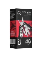 AZYMUT Turon multitool - 10 nástrojů + karabina + pouzdro na opasek (H-P224108)