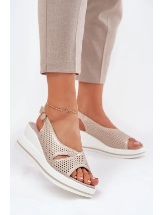 Bota na klínech  model 213456 Step in style