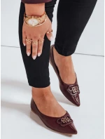 FashionStreet dámské bordó baleríny ZY1060