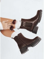 FashionStreet hnědé dámské boty ZY1105