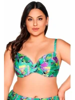 Plavková podprsenka Ava SK 210 Vibrant Green Maxi s plnými košíčky