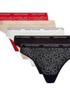 Tommy Hilfiger Underwear 5-Pack Tanga W UW0UW04995 dámské