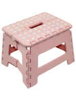 PROTISKLUZOVÁ SKLÁDACÍ STOLIČKA RŮŽOVÁ