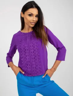 Dámská halenka LK BZ 506521.90 tmavě fialová - Lakerta