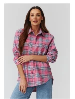 Košile s dlouhým rukávem  model 224091 Makadamia