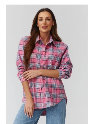 Košile s dlouhým rukávem  model 224091 Makadamia