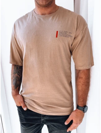 Pánské tričko s potiskem cappuccina FashionStreet RX5303