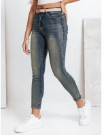 Dámské úzké džíny modré FashionStreet UY2830