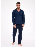 Cornette pyžamo 114/80 délka/r 3XL-5XL pánské rozepínací Cornette pyžamo 114/80 délka/r 3XL-5XL pánské rozepínací