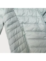 Lehká dámská bunda v mátové barvě s odepínací kapucí J Style (16M9230-156) Lehká dámská bunda v mátové barvě s odepínací kapucí J Style (16M9230-156)