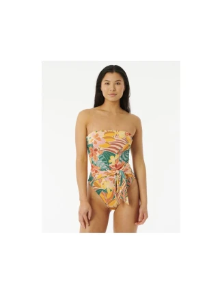 RIP CURL Brazilian Soul Jednodílné plavky zelenožluté