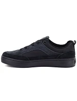Černé pánské sportovní kožené polobotky v ležérním stylu Big Star UU174118 Černé pánské sportovní kožené polobotky v ležérním stylu Big Star UU174118