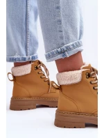 Dámské kožené trapery Hnědé Jette Dámské kožené trapery Hnědé Jette