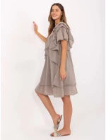 Šaty MI SK 102128.61 tmavě lila Šaty MI SK 102128.61 tmavě lila