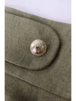 Sukně s vysokým pasem B265 olivová - Stylove Sukně s vysokým pasem B265 olivová - Stylove