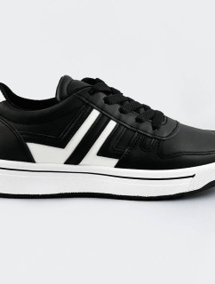 Černo-bílé dámské sportovní boty (AD-587)