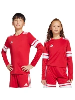 Dětský dres adidas Squadra 25 s dlouhým rukávem červenobílý JJ0041