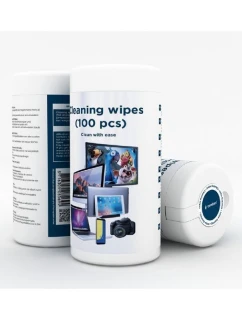 GEMBIRD ČISTICÍ UBROUSKY V TUBĚ LCD/TFT 100 KS (70% IZOPROPYLALKOHOL)