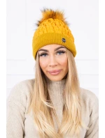 Čepice K160 hořčice