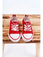 Dětské látkové tenisky BIG STAR KK374051 červená Dětské látkové tenisky BIG STAR KK374051 červená
