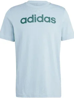 Tričko adidas Essentials Single Jersey Linear s vyšitým logem M IJ8651