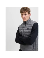 Jack&Jones pánská vesta bez rukávů JJEBRADLEY LIGHT BODYWARMER COLLAR NOO 12280973 CASTLEROCK