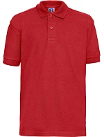 Russell Athletic 599B Dětské piqué polo z těžké bavlny 10.599B bright red Russell Athletic 599B Dětské piqué polo z těžké bavlny 10.599B bright red