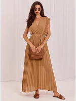 Šaty IT SK 13166.85 v barvě camel Šaty IT SK 13166.85 v barvě camel