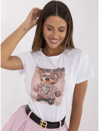 NM TS Tričko NG25285.74P bílé a růžové