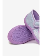 Dětské balerínky-papuče na suchý zip – světle modré Olivessa (Frozen Kraina Lodu) Dětské balerínky-papuče na suchý zip – světle modré Olivessa (Frozen Kraina Lodu)