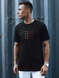 Pánské černé tričko FashionStreet RX5570