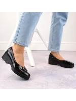 Dámské lakované polobotky se zdobením Filippo DP4569