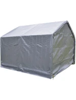 ZAHRADNÍ GARÁŽ PIVILON 3,50x3,50x2,60M SASKA GARDEN GREY