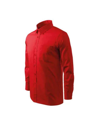 Malfini Style LS M MLI-20907 červená košile Malfini Style LS M MLI-20907 červená košile