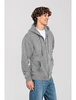 Fruit of the Loom Iconic Premium Hooded Sweat Jacket Mikina s kapucí z těžké bavlny 16.2286 athletic heather Fruit of the Loom Iconic Premium Hooded Sweat Jacket Mikina s kapucí z těžké bavlny 16.2286 athletic heather