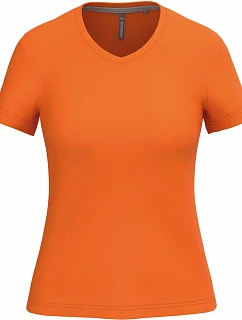 Kariban K 381 Dámské tričko s výstřihem do V 20.K381 orange