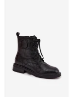 Kožené dámské workery s ozdobným detailem Maciejka K7180-01 Černé Kožené dámské workery s ozdobným detailem Maciejka K7180-01 Černé