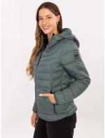 Bunda D50092XB44554A2 tmavě zelená