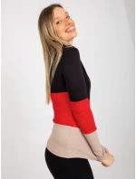 Halenka RV BZ 8465 1.86P černo-červená