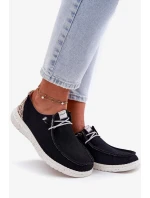 Dámské lehké látkové polobotky McKeylor – černé